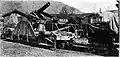A 155 mm in a US Army depot near Toul.