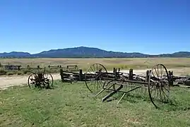 Old farm equipment.