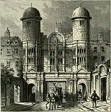 The Westminster Gate, also known as the Kings Street Gate, or The South Gate at Whitehall