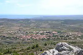 The village of Opoul, in the commune of Opoul-Périllos