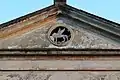 Oratorio del Montirone, Abano Terme: rose window detail