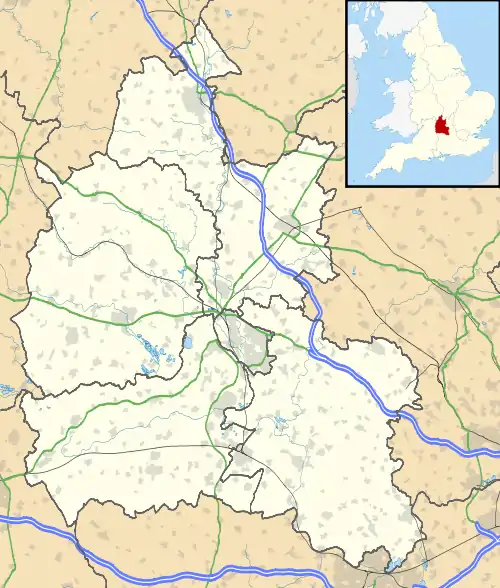 Wolvercote Common is located in Oxfordshire