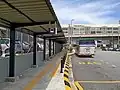 Entrance A bus stops at Jalan Batu Kentonmen.