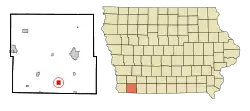 Location of College Springs, Iowa