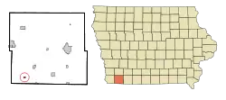 Location of Northboro, Iowa