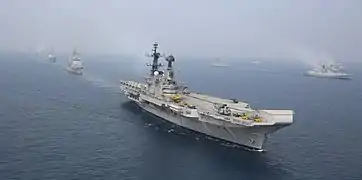 Ships in a line