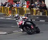 Christopher Dixon (22) Yamaha&nbsp;— Newcomers Race 'A' Manx Grand Prix 2013 - Lap 4&nbsp;Parliament Square, Ramsey 28 August 2013