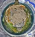 Polar panoramic from the top of Pico Sacro