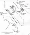 Map of the battle