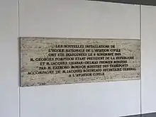 Large plaque