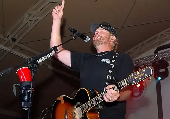Keith performing in 2012
