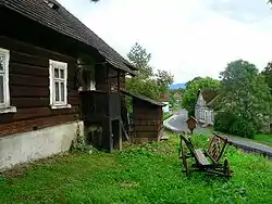 Old parish school building in Stara Wieś