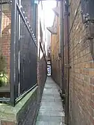 Pope's Head Alley – only 2 ft 7 in (790 mm) wide.