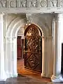 Dining-room door.