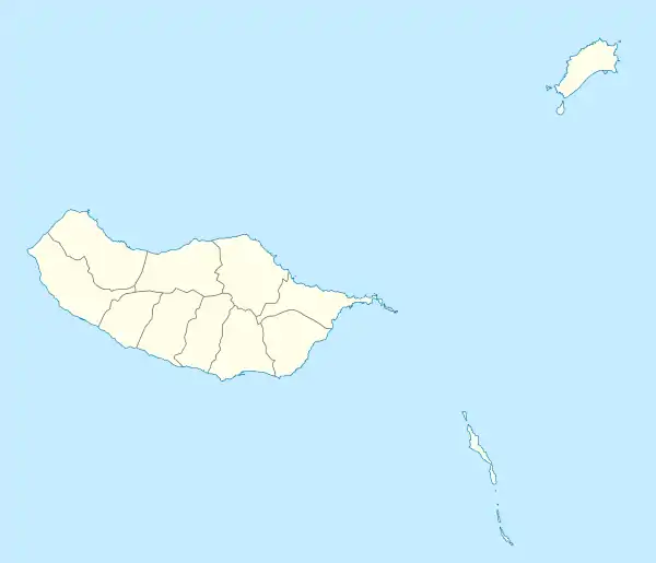 Praia da Calheta is located in Madeira