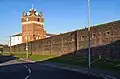 Part of the boundary wall