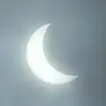 Partial phase from Biak, Papua, 05:25 UTC - post-totality