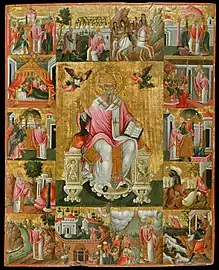 St. Spyridon and scenes from his life