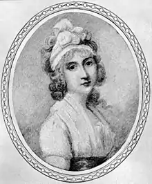 Engraving of Angelica Church