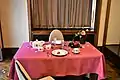This room was used for the Asakanomiya family's daily meals.