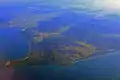 Aerial view of Punta Ala and the surrounding area