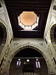 The ceiling over the central courtyard of the mosque