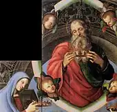 God the Father (112 x 75 cm.) and the Virgin Mary (51 x 41 cm.) (Museo di Capodimonte, Naples)