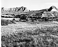 Rangeland, wooded drainageways, and badland