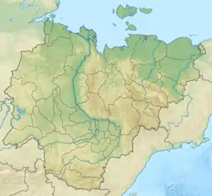 Mount ChyonГора Чён is located in Sakha Republic