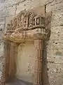 Intricate stonework at Godi Temple