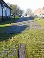 Remains of tram track, Rednal Terminus.