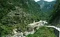 Route to the Ulim waterfalls near Wonsan