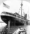 Roosevelt's Rough Riders leaving Tampa aboard the transport SS Concho headed for Santiago de Cuba