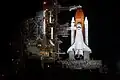Endeavour sitting on Launch Pad 39A
