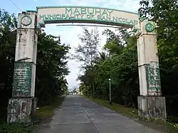 San Nicolas welcome arch