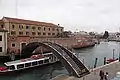 private bridge of the Questura Canal de Santa Chiara