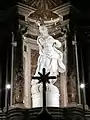 Marble statue of a crowned Santa Agata