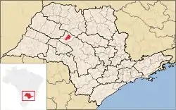 Location in São Paulo state