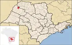 Location in São Paulo state