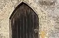 Scratch dial at church gate
