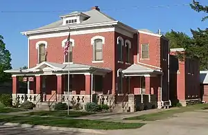 Jail and sheriff residence in Seneca (2015)