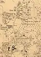 Sheikh Jarrah in 1945 in the Survey of Palestine