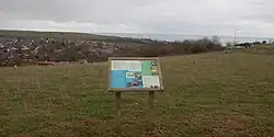 Sign at Whitehawk Camp
