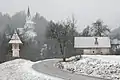 Altendorf, Wayside shrine and succursal church St. Andrew