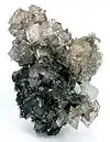 Crystals of slightly pink cobaltoan smithsonite, Tsumeb, 6.8 x 4.6 x 3.7&nbsp;cm