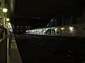 Platforms at night