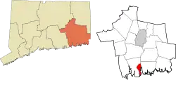 New London's location within the Southeastern Connecticut Planning Region and the state of Connecticut