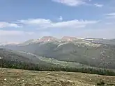 Specimen Mountain viewed across a valley