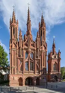 St Anne's, Vilnius, Lithuania (1500)