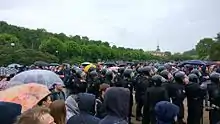 Field of Mars, OMON during the rally,12 June 2017